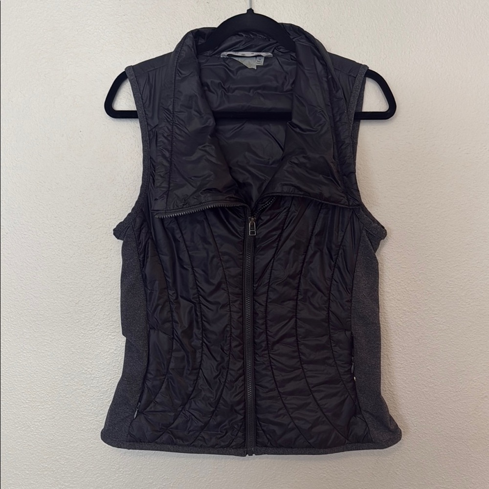 Sleek Black Quilted Vest
